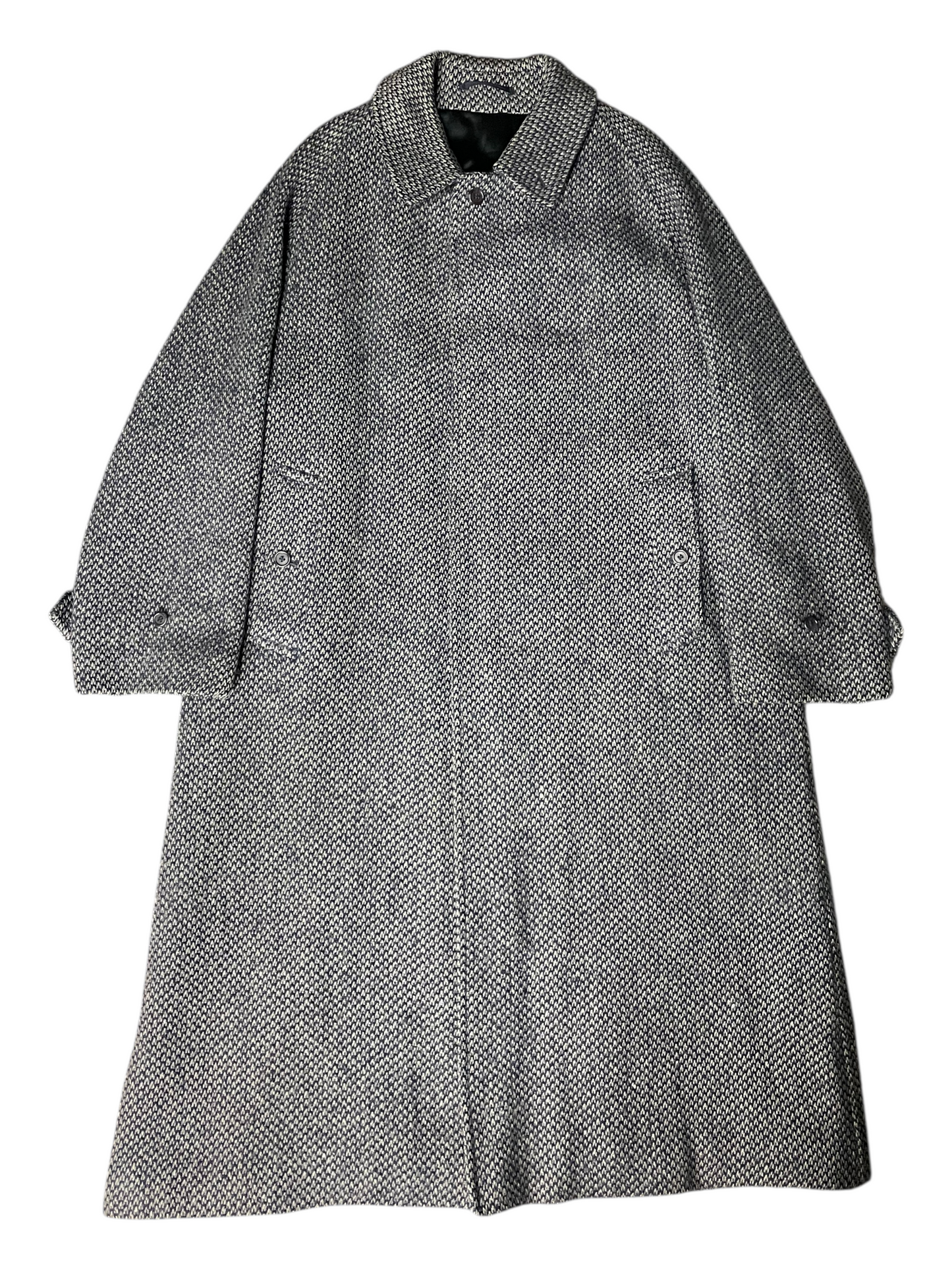Burberry's Tweed OverCoat Men's Size L