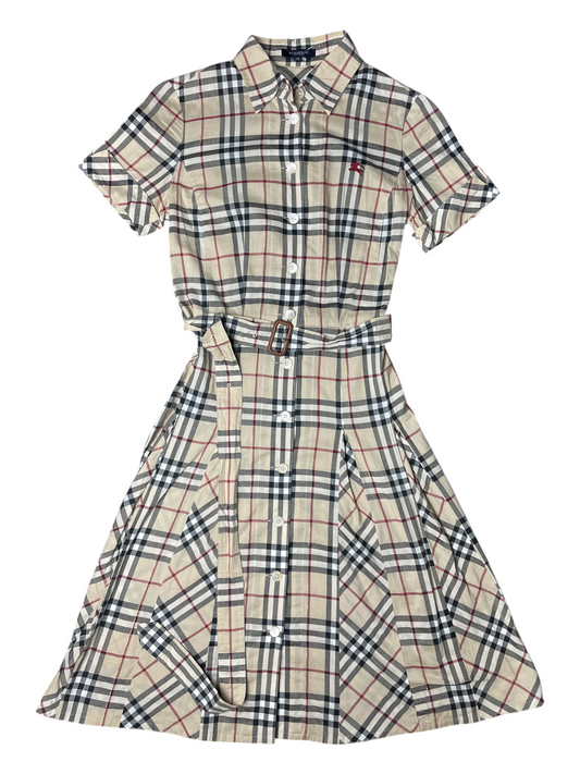 Burberry London Belted Dress Women's Size UK 6