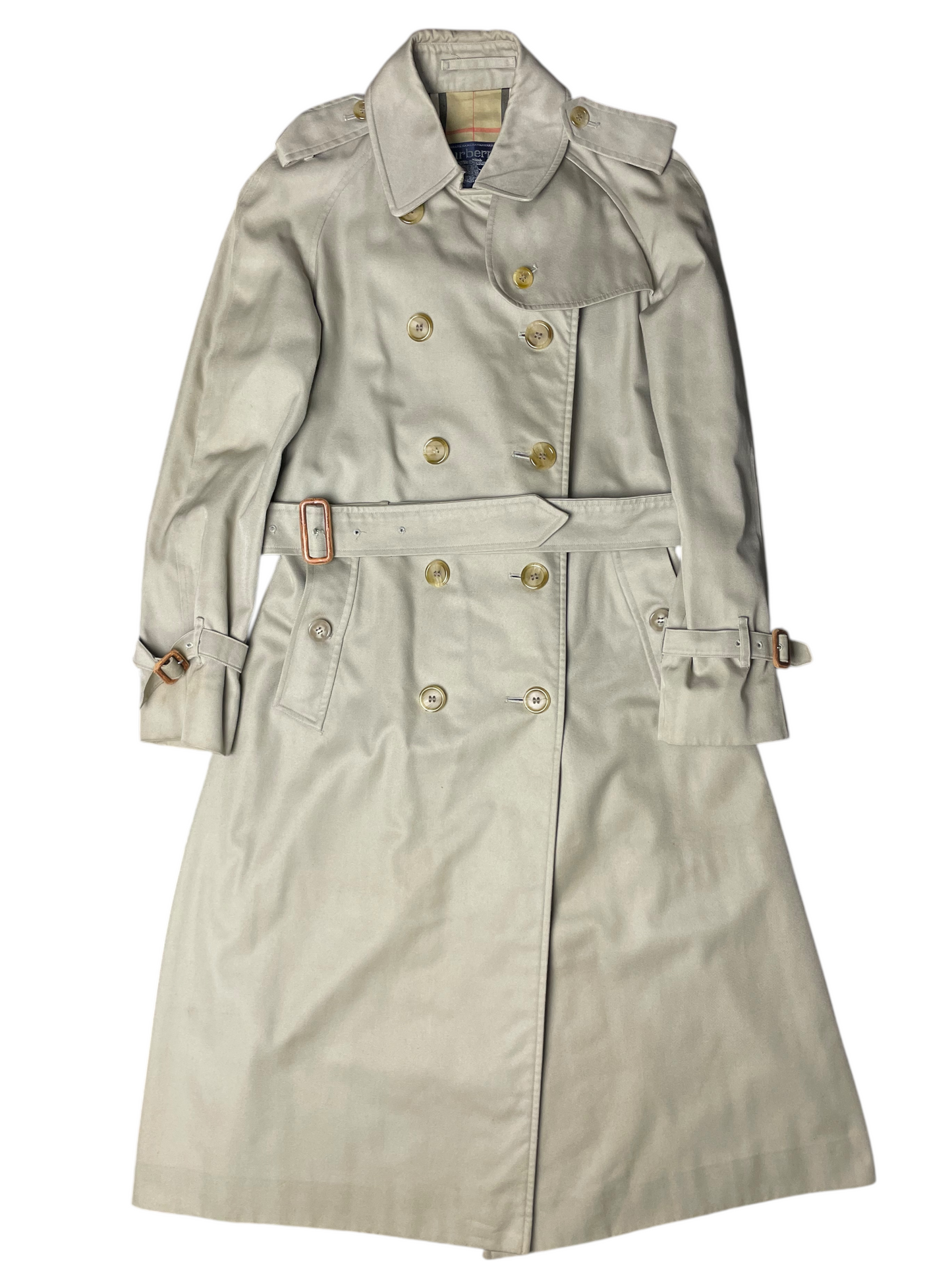 Burberry's Belted & Breasted Trench Coat Women's Size UK 6