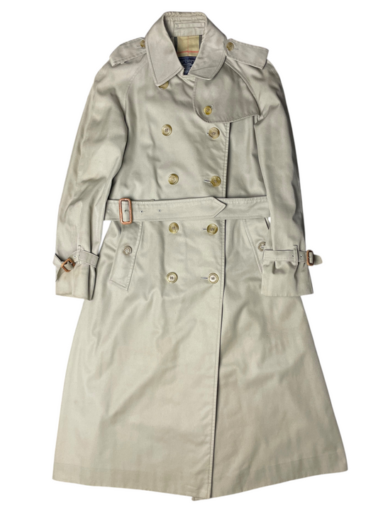 Burberry's Belted & Breasted Trench Coat Women's Size UK 6