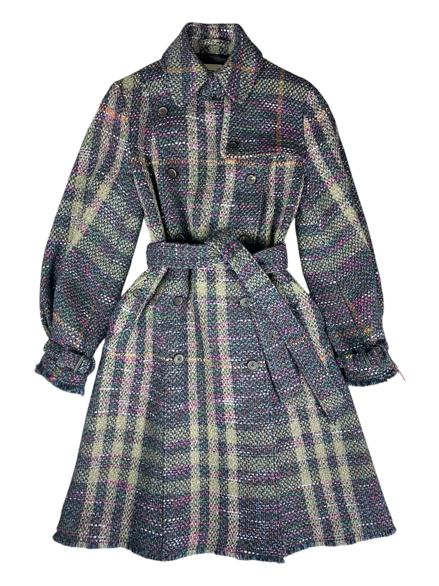 Burberry London Belted Trench Coat Women's Size UK 8