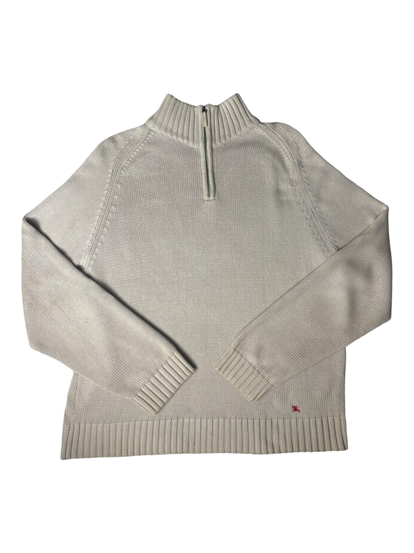 Burberry London Quarter Zip Knit Men's Size L