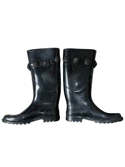 Burberry London Wellington Boots Women's Size UK 6