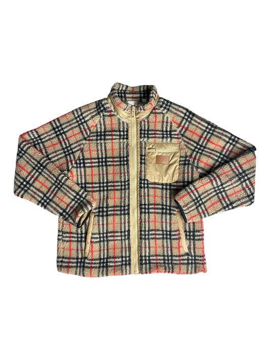 New Season Burberry Sherpa Fleece Jacket Men's Size L