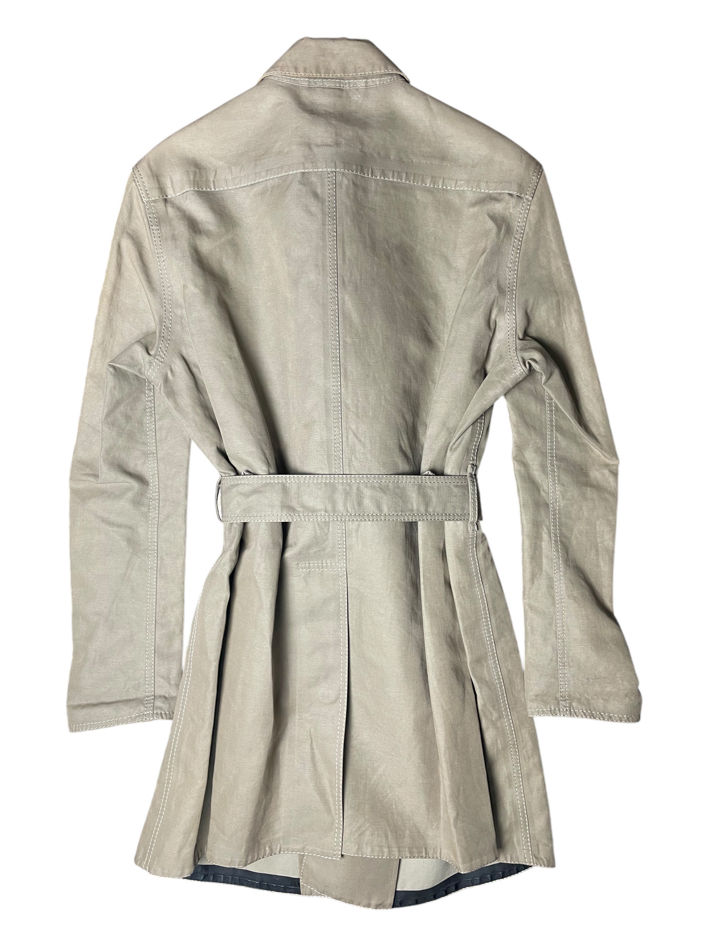 Burberry Belted & Breasted Trench Coat Women's Size UK 6