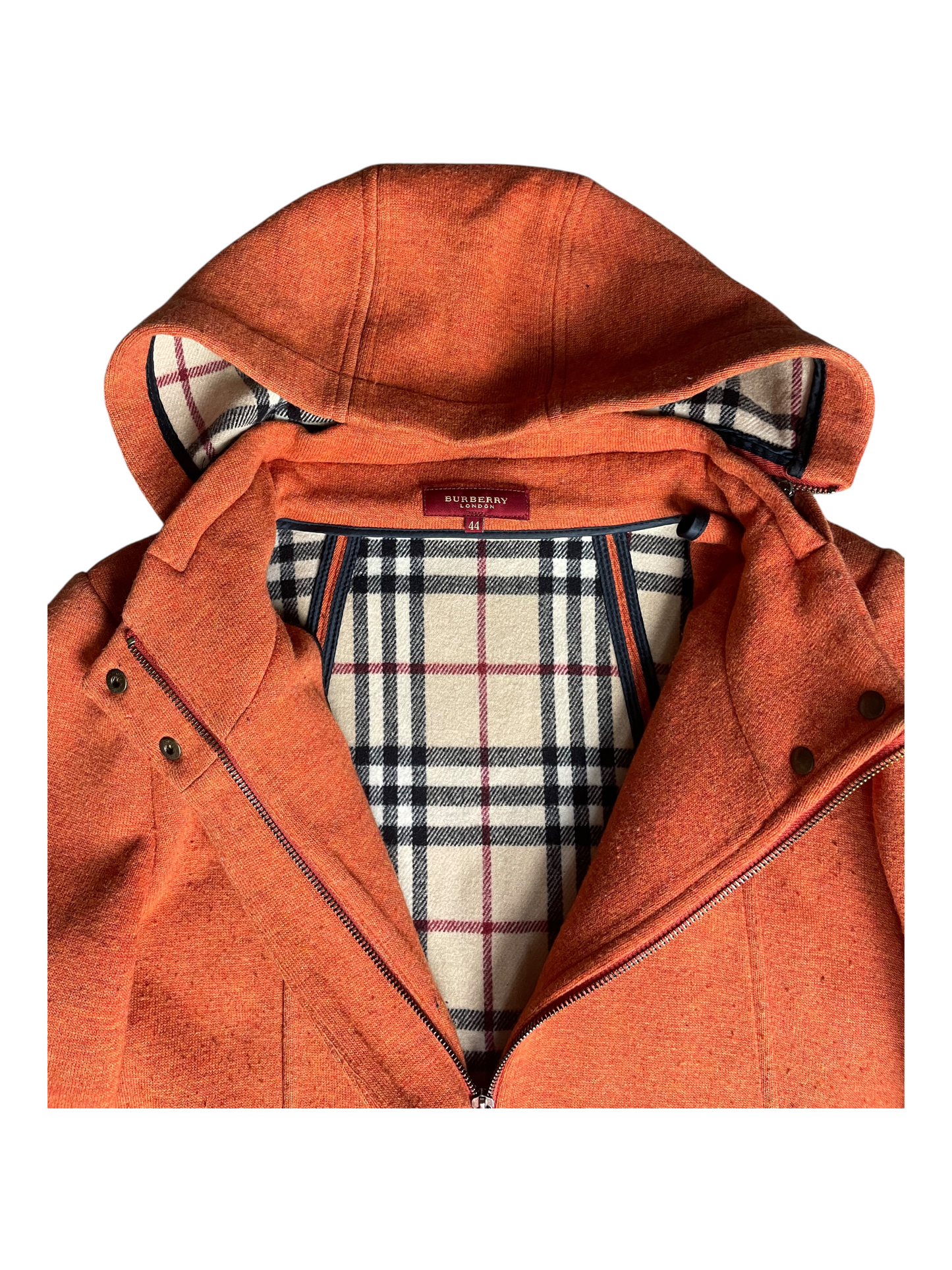 Burberry London Hooded Coat Women's Size UK 10