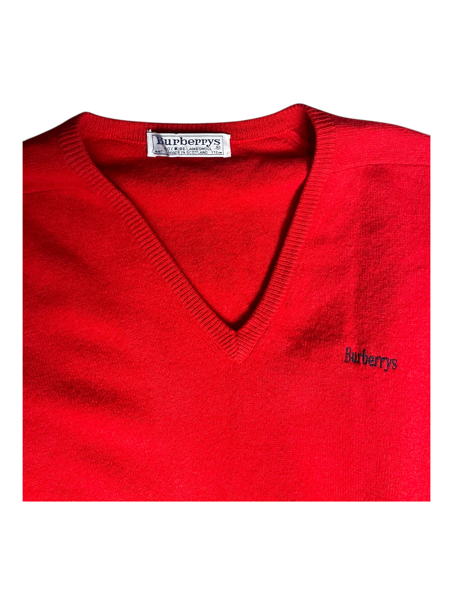 Burberry's V Neck Jumper Women's Size UK 8