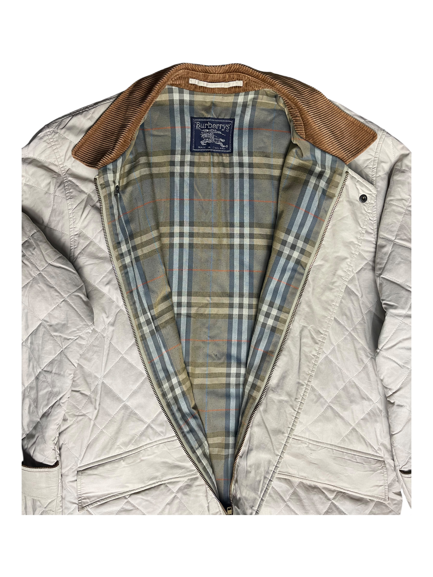 Burberry's Quilted Jacket Men's Size L