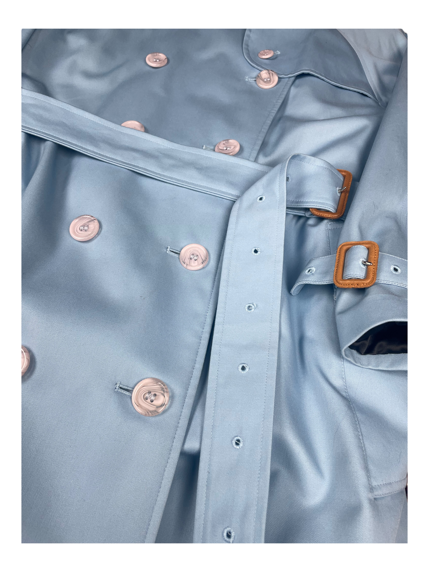 Burberry's Belted & Breasted Trench Coat Women's Size UK 10