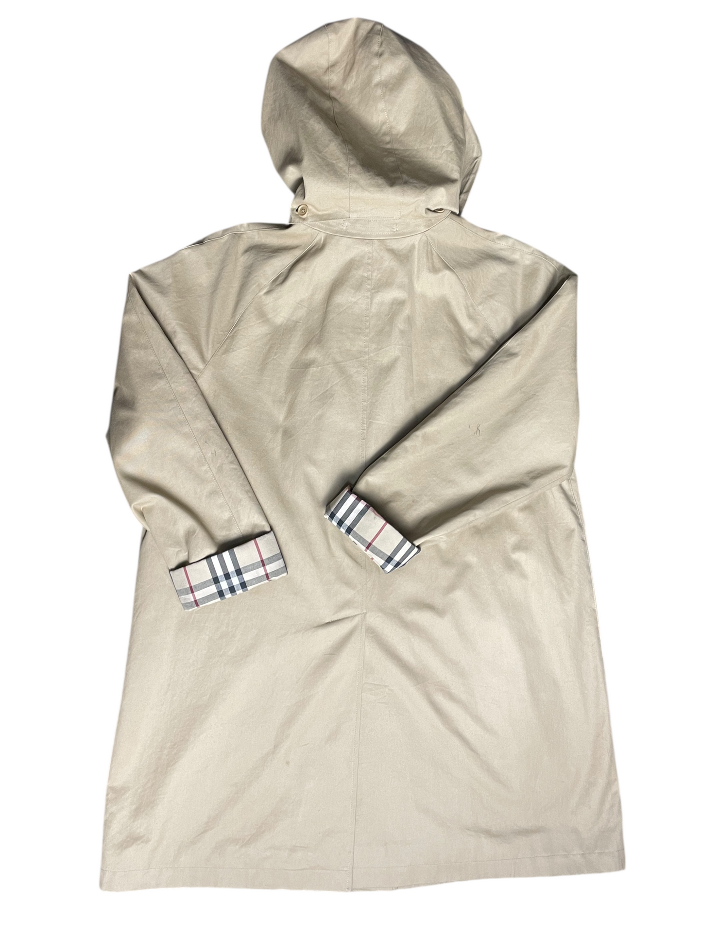 Burberry London Hooded Trench Coat Men's Size S