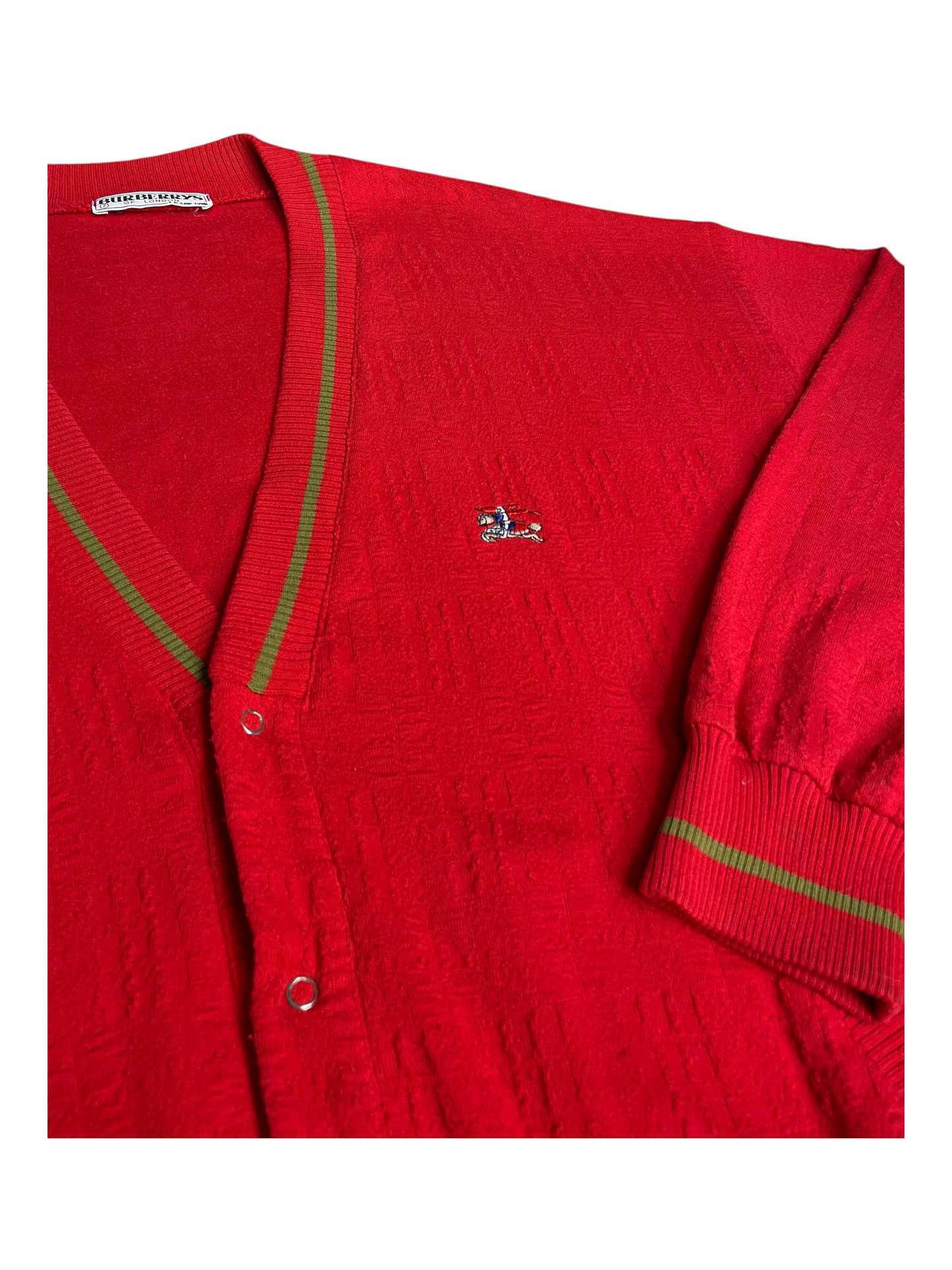 Burberry's V-Neck Knit Vest Men's Size L
