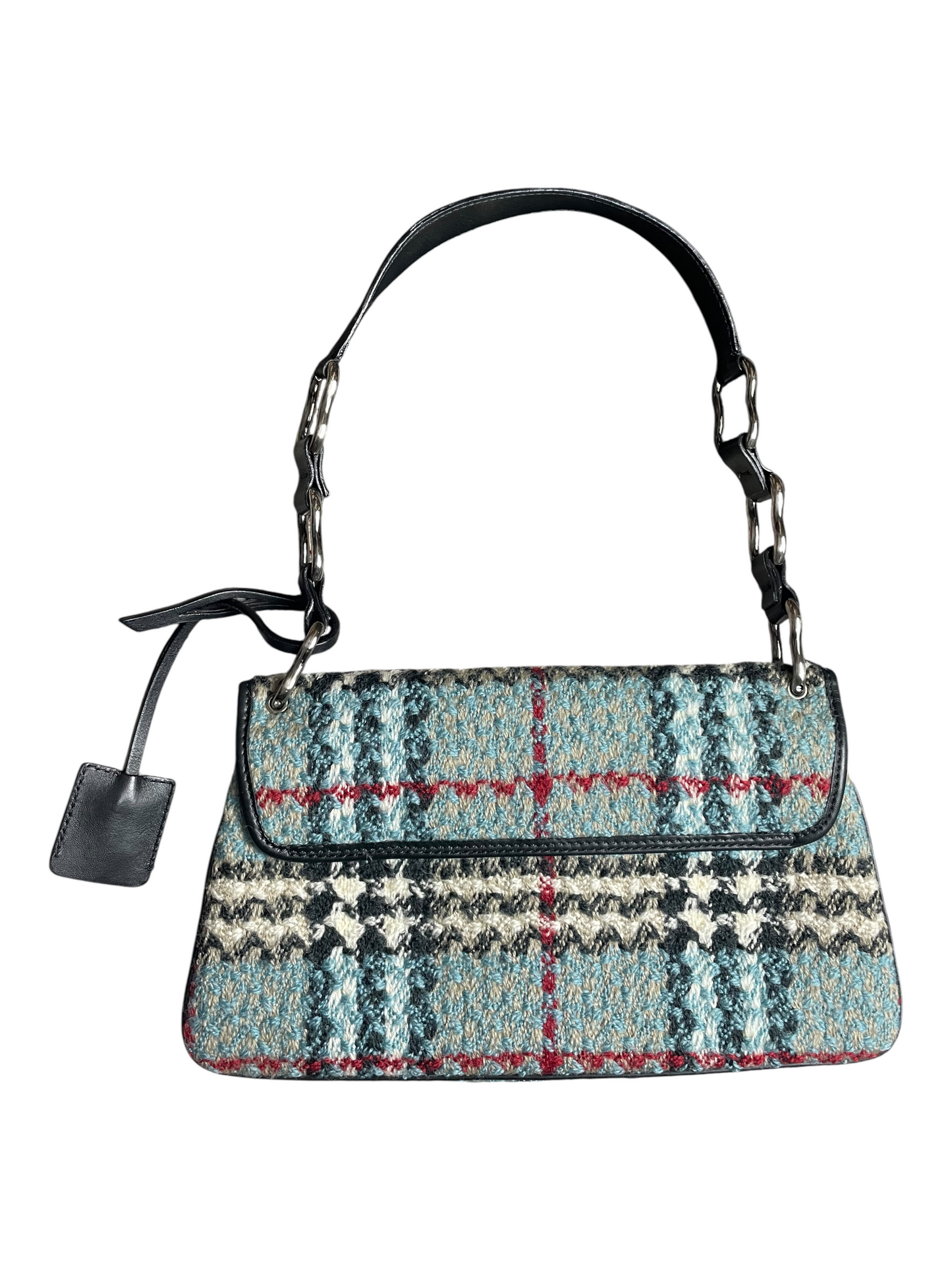 Burberry London Tweed Jacket & Skirt Set With Pocketbook Handbag