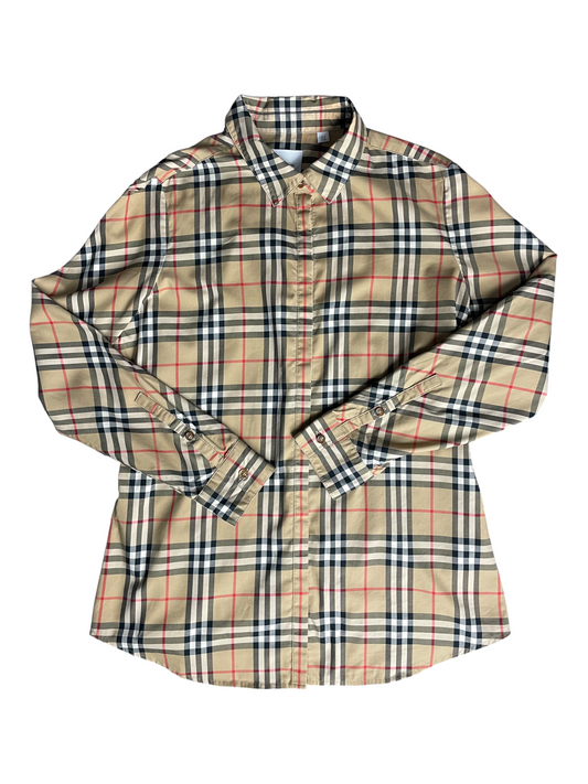New Season Burberry Shirt Women's Size UK 12