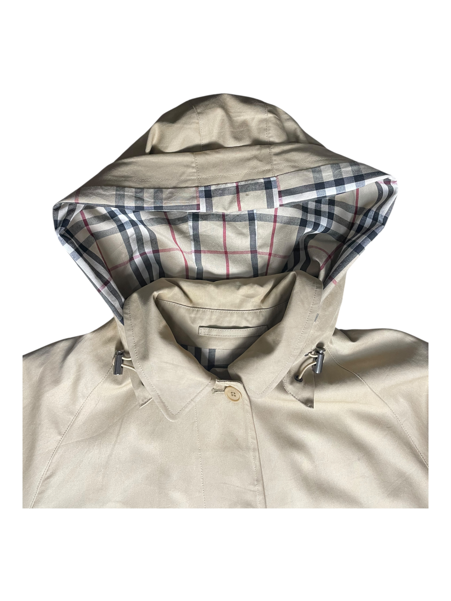 Burberry London Hooded Trench Coat Men's Size S