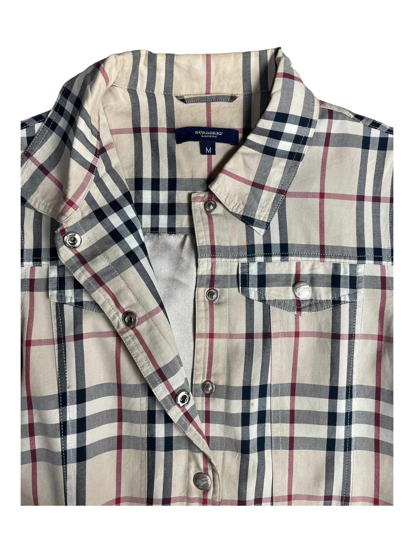 Burberry London Lightweight Denim Jacket Women's Size UK 8