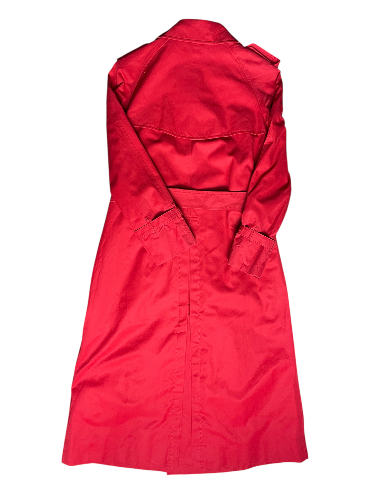 Burberry London Belted & Breasted Trench Coat Women's Size UK 8