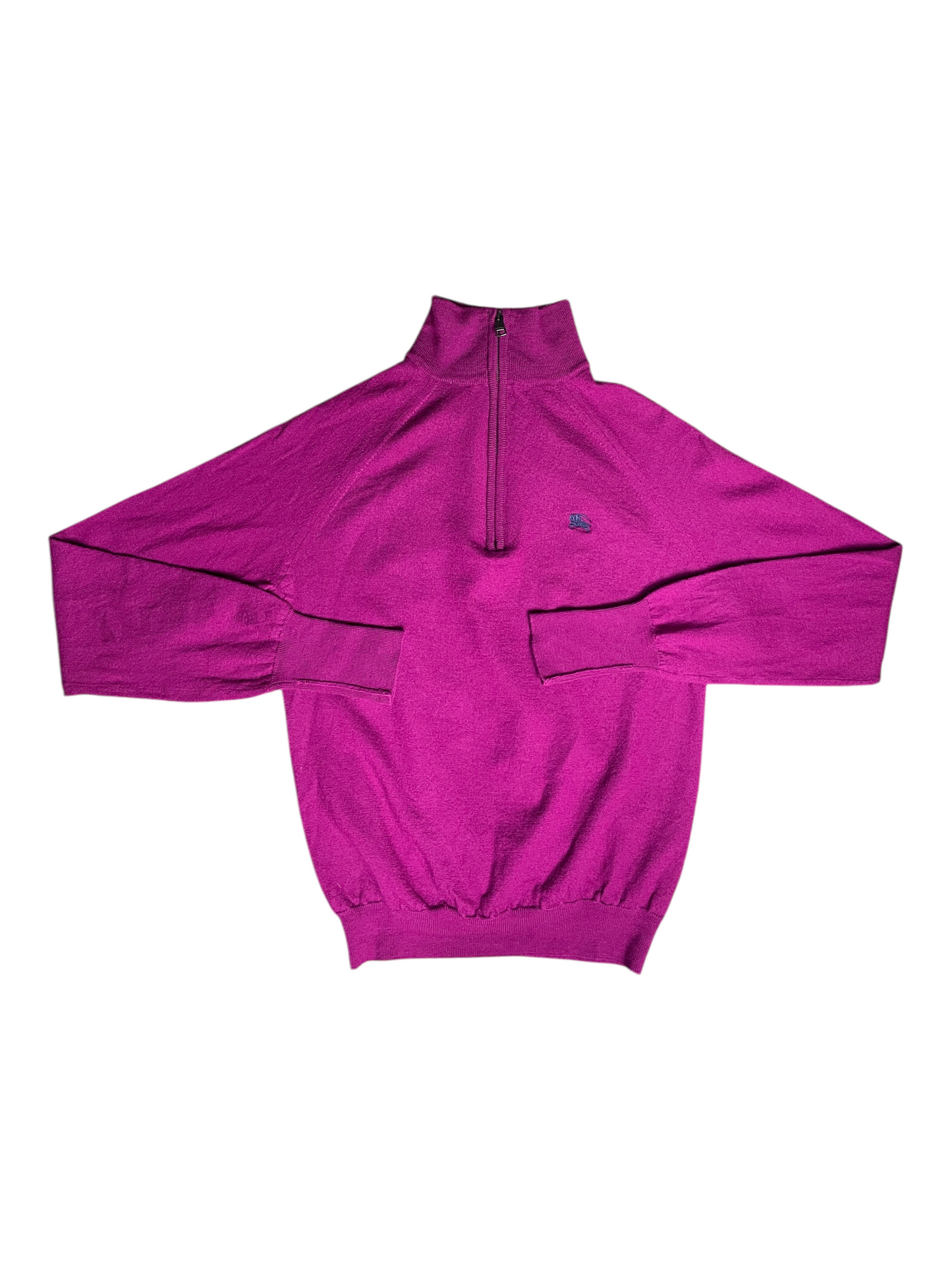 Burberry Brit Quarter Zip Jumper Women's Size UK 10