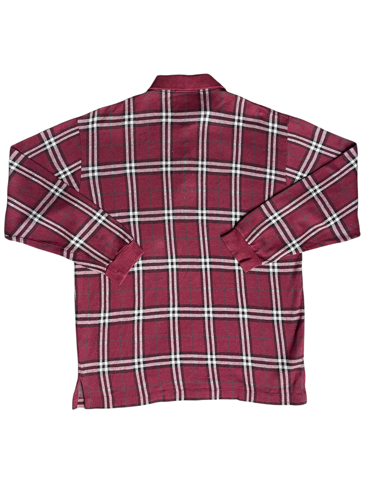 Burberry's Long Sleeve Polo Men's Size L