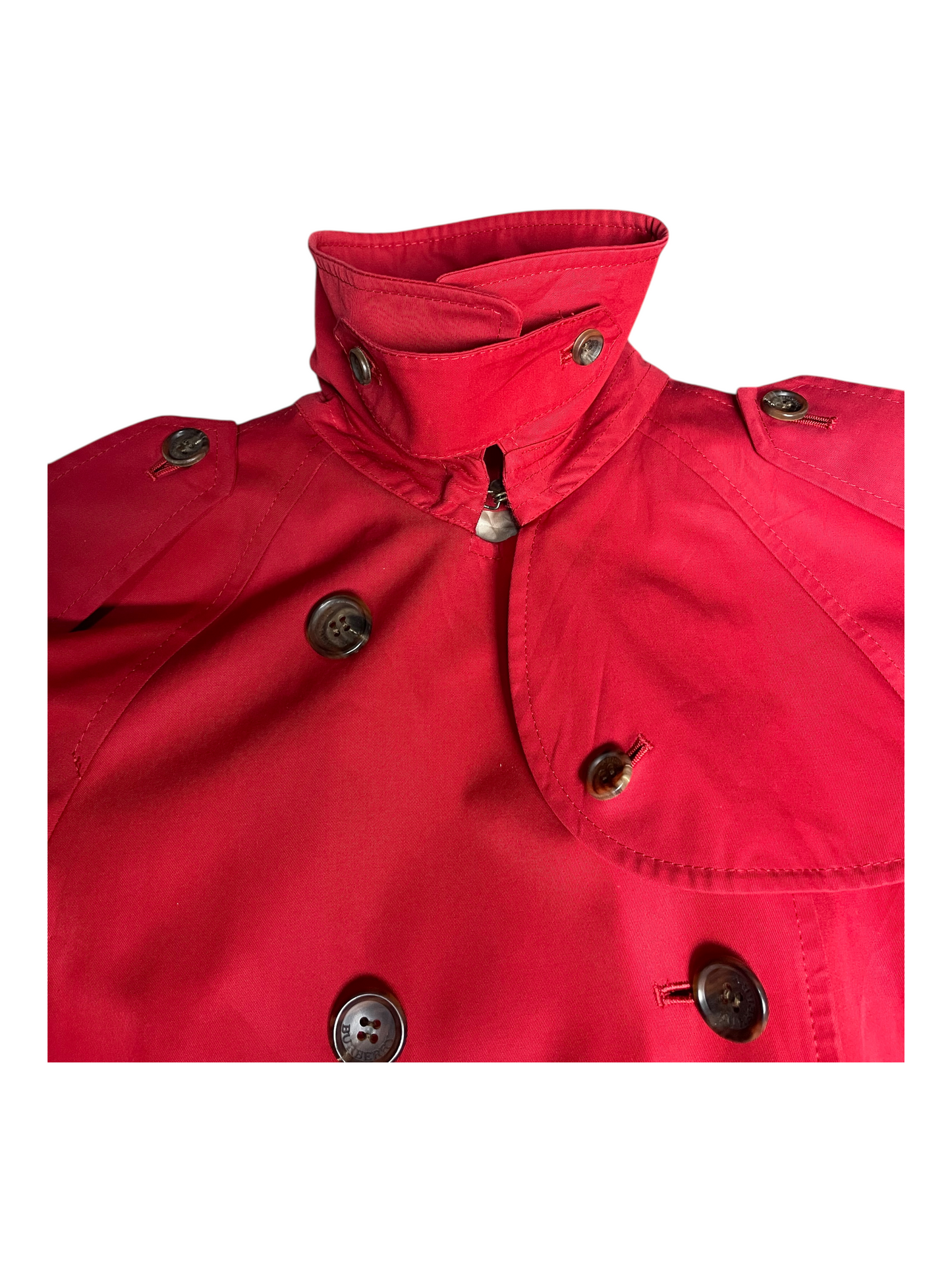 Burberry London Belted & Breasted Trench Coat Women's Size UK 8