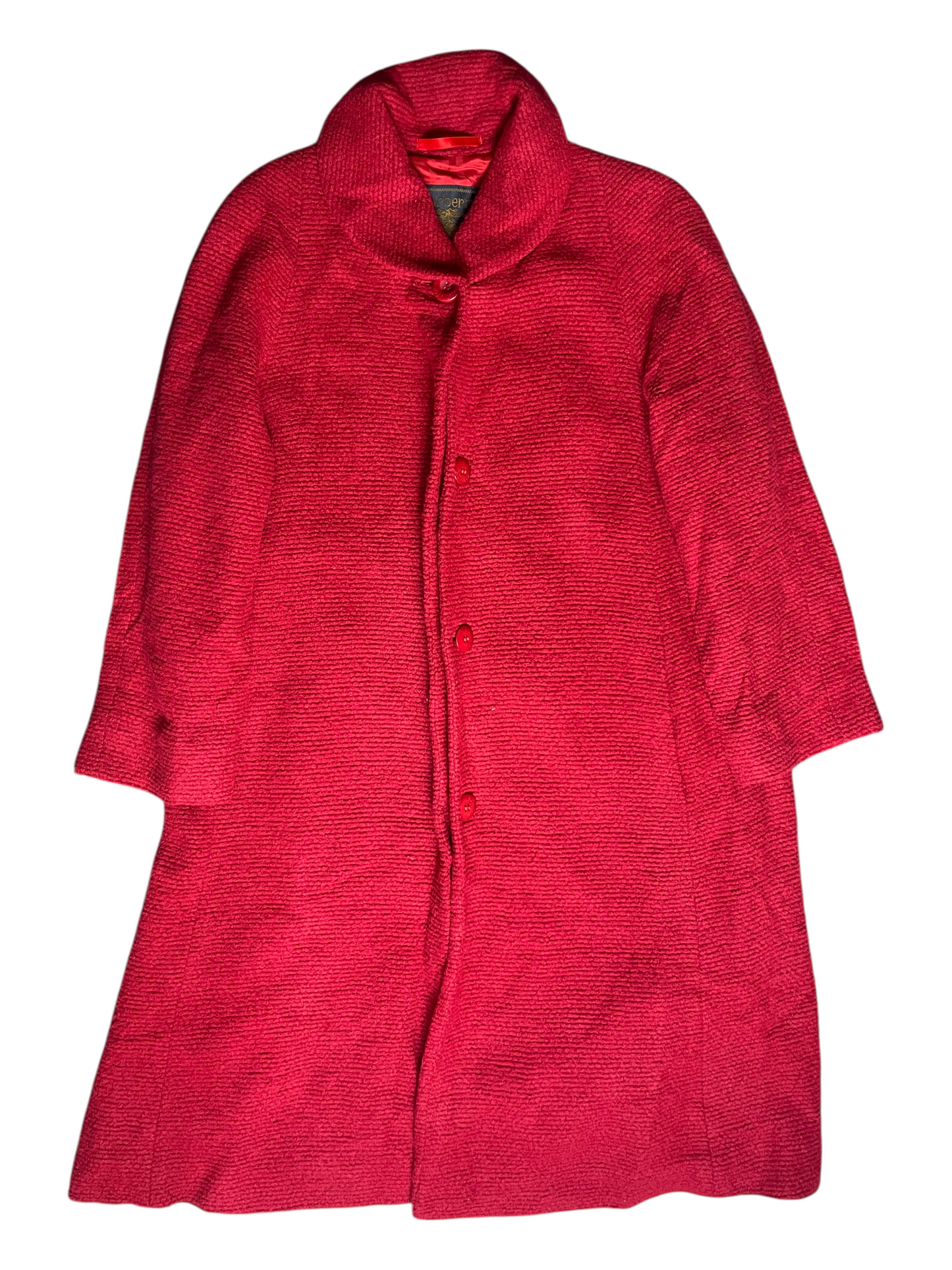 Burberry's Tweed Blend Trench Coat Women's Size UK 8