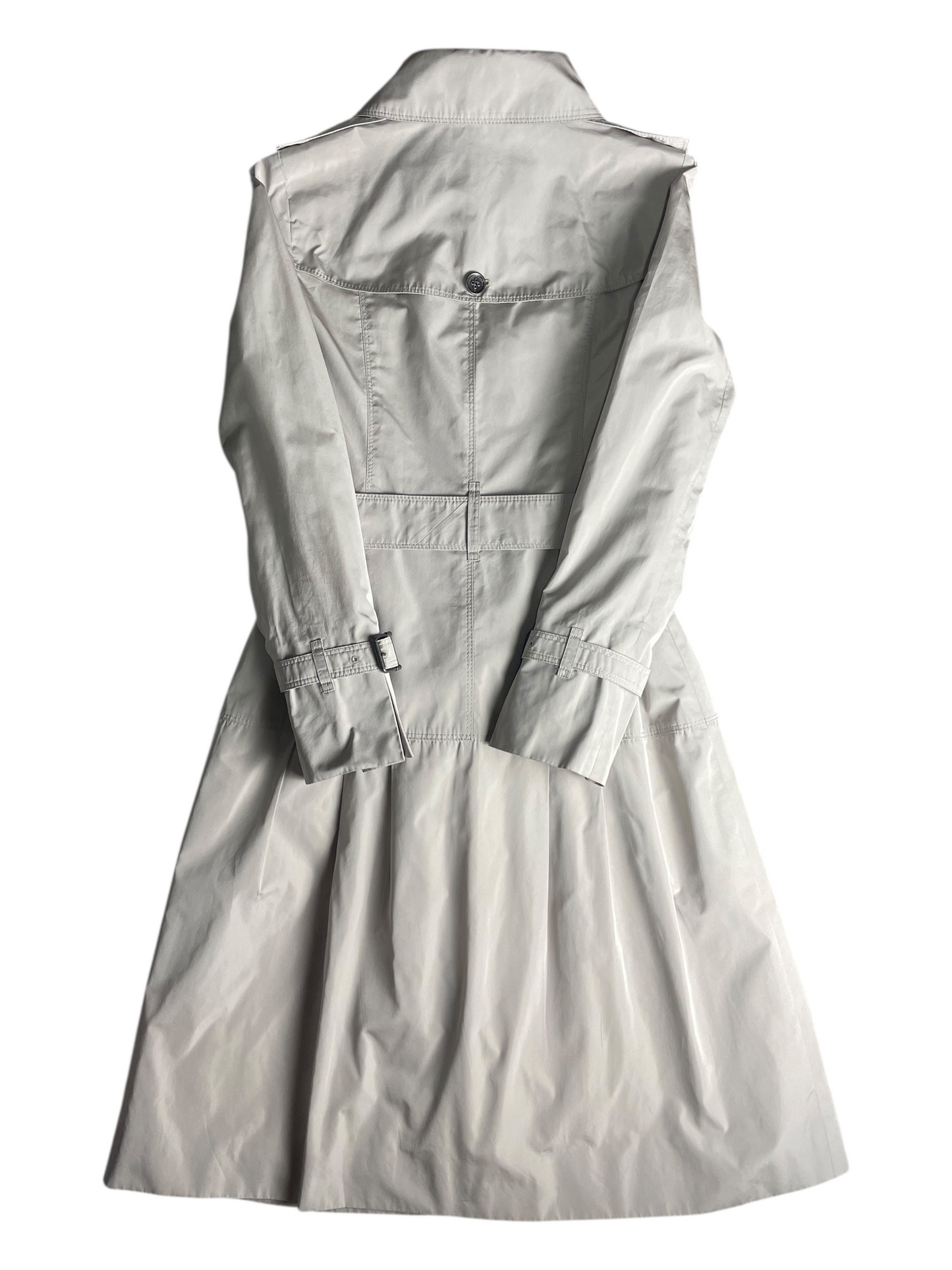 Burberry London Belted & Breasted Lightweight Trench Coat Women's Size UK 6