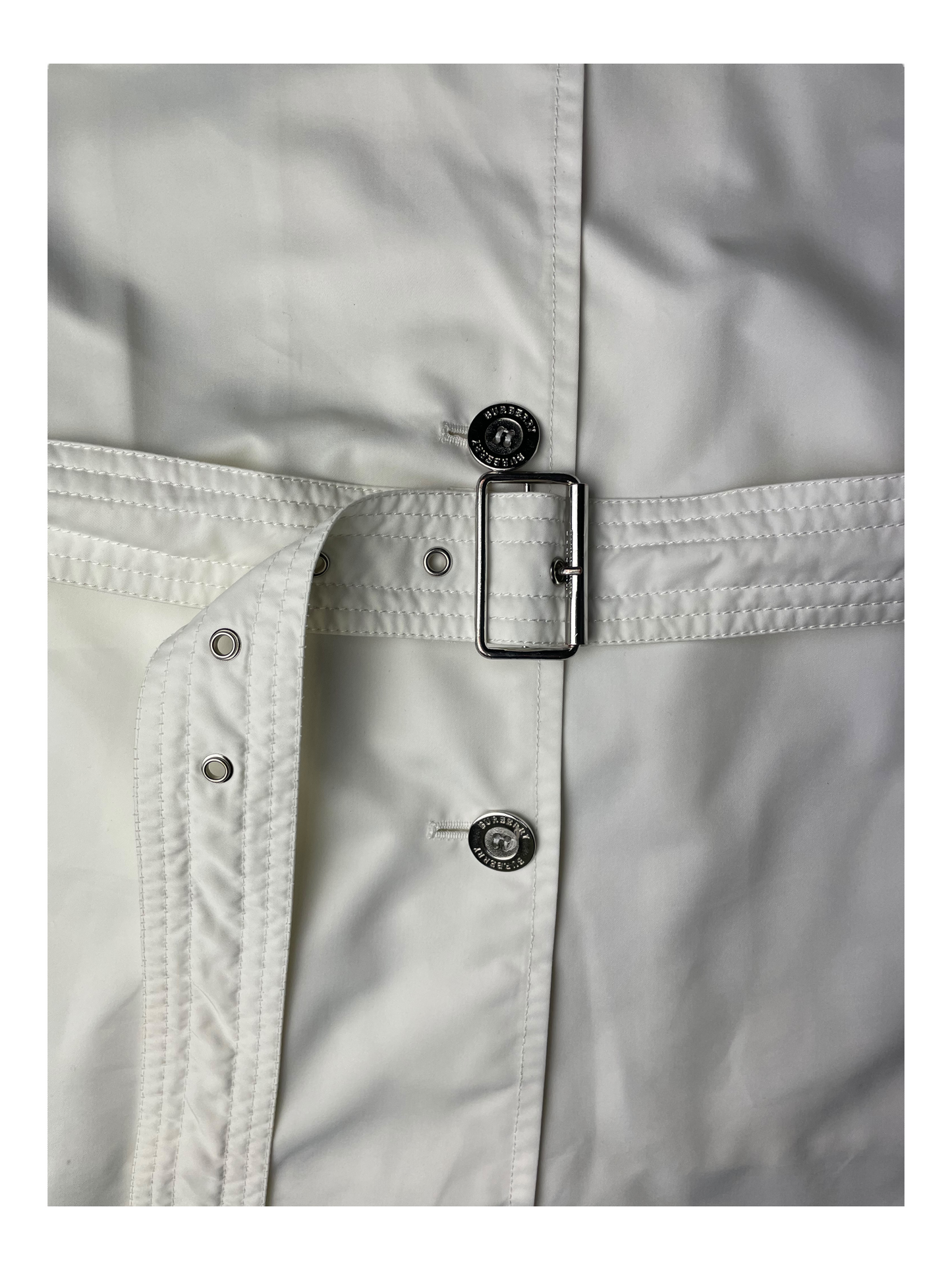 Burberry London Belted & Breasted Trench Coat Women's Size UK 8