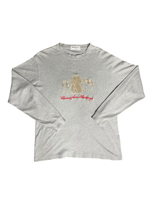 Burberry's Long Sleeve Top Men's Size L