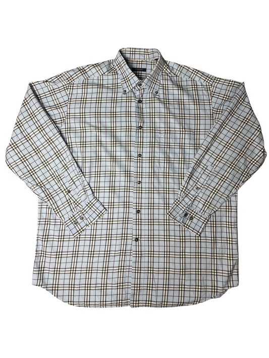 Burberry London Long Sleeve Shirt Men's Size XL