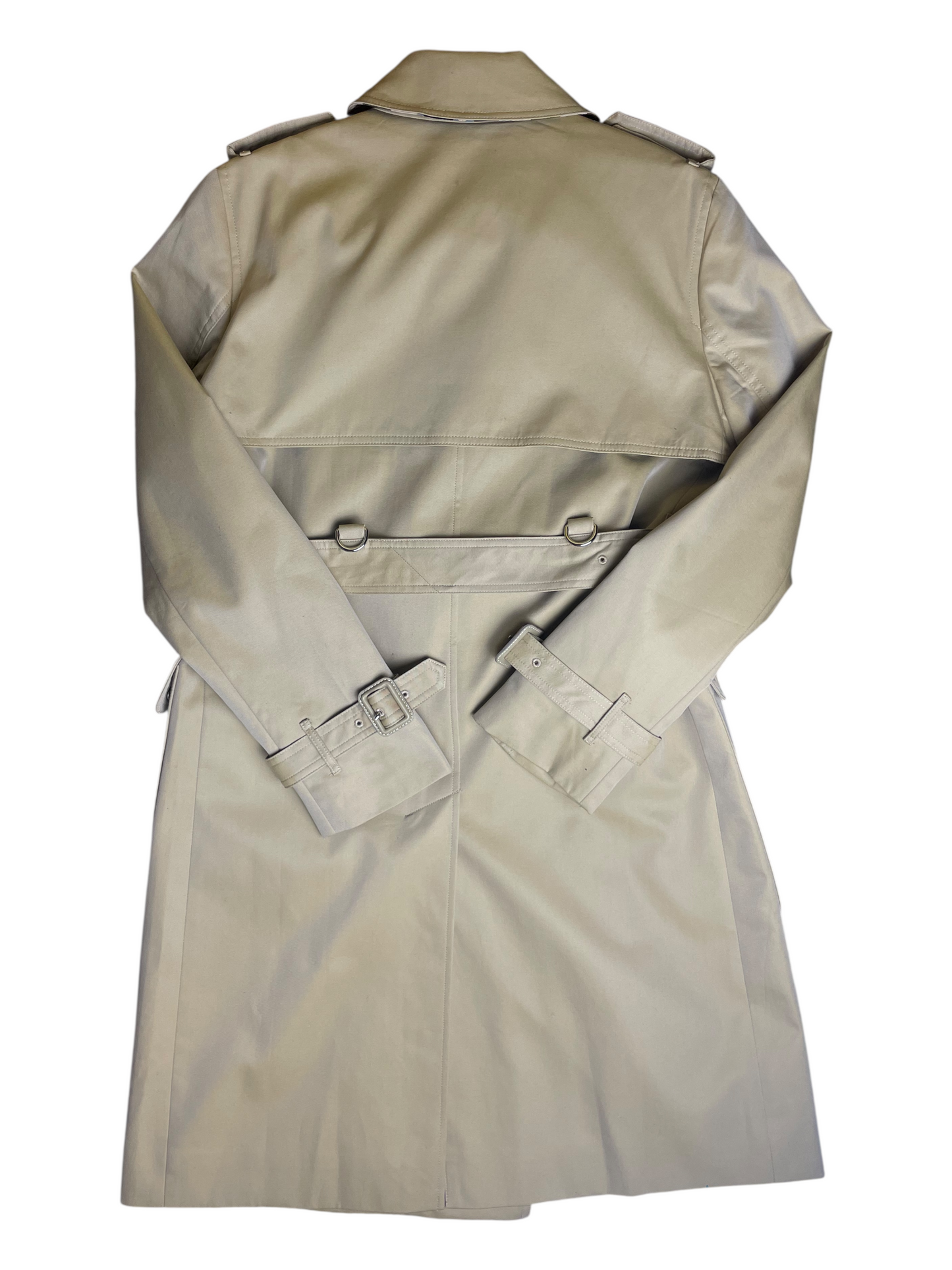 New Season Burberry Belted & Breasted Trench Coat Women's Size UK 8