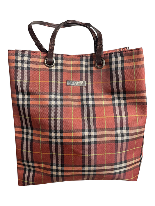 Blue Label Burberry Tote Handbag