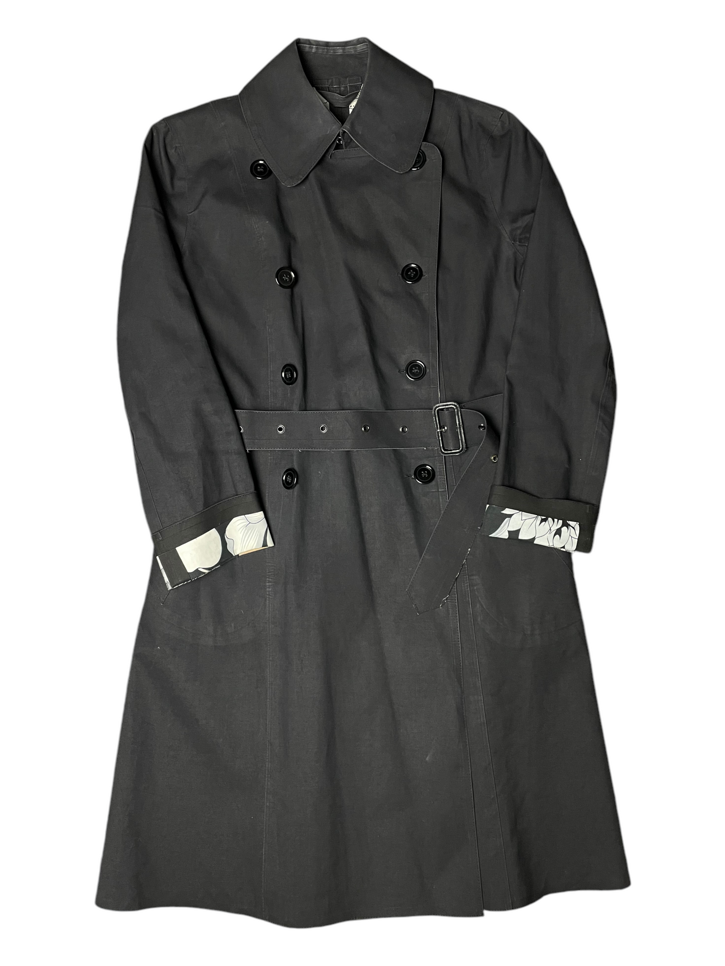 Burberry Prorsum Belted & Breasted Trench Coat Women's Size UK 6