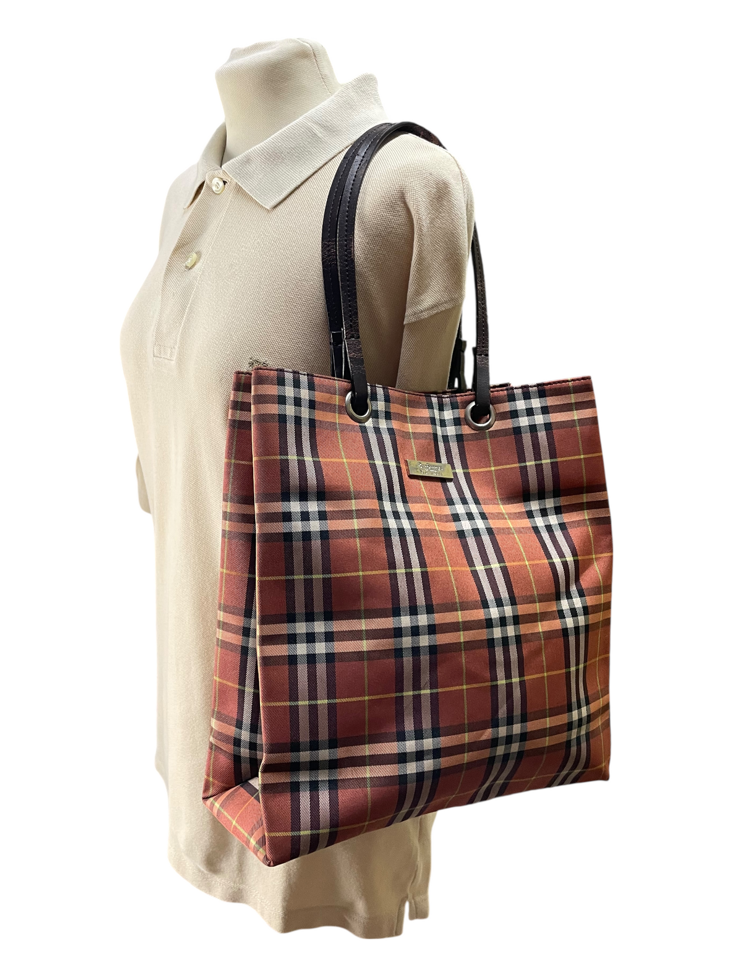 Blue Label Burberry Tote Handbag