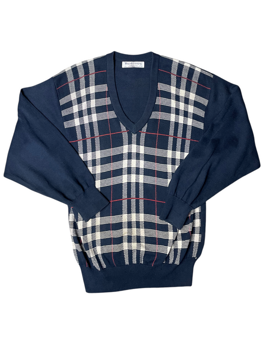 Burberry's V Neck Jumper Women's Size UK 10