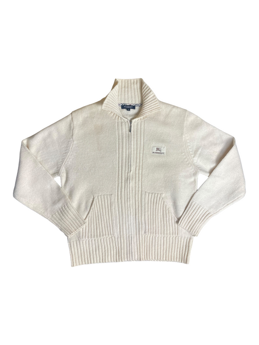 Burberry London Zip Cardigan Women's Size UK 10