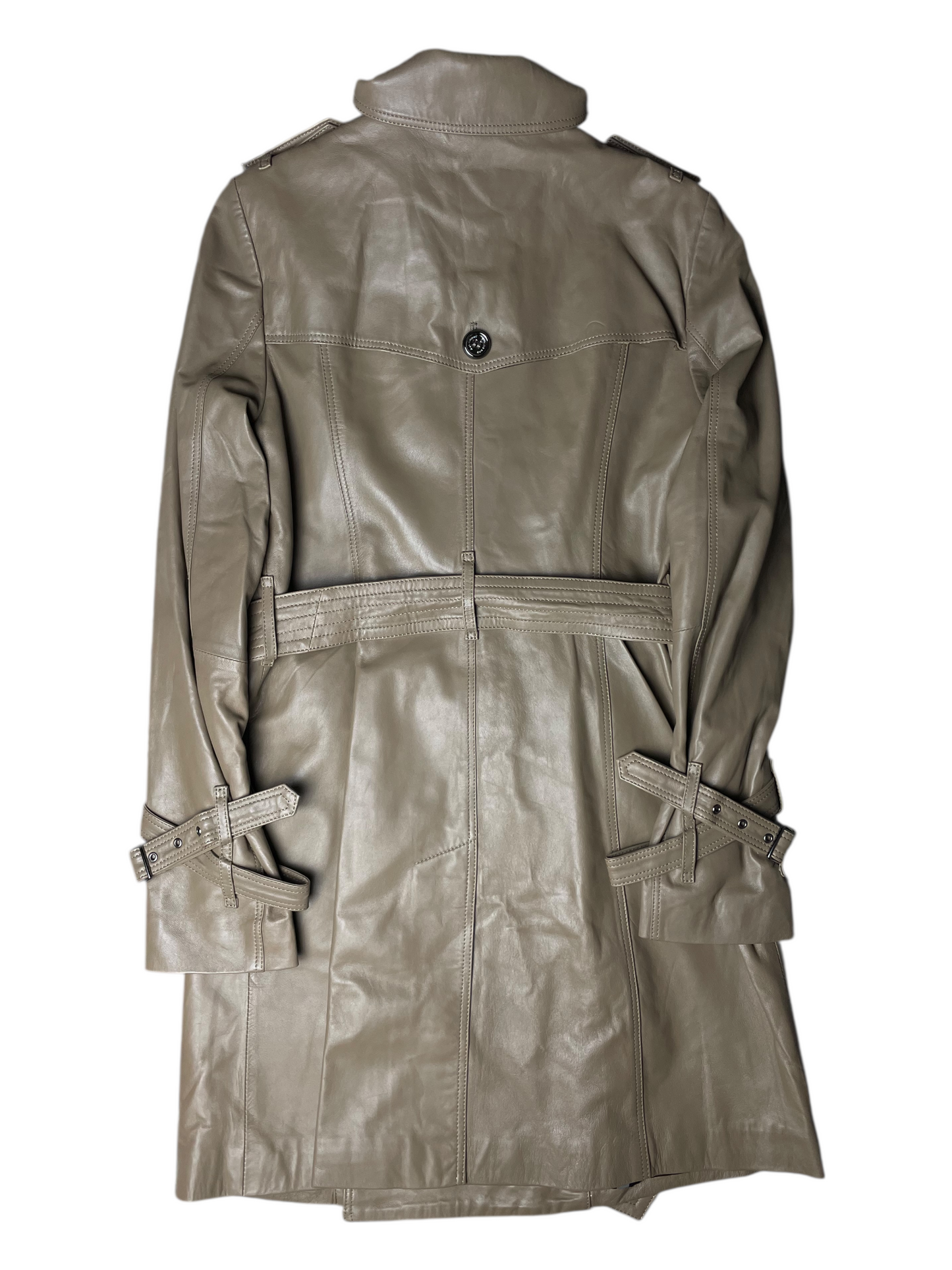 Burberry London Belted & Breasted Trench Coat Women's UK 6