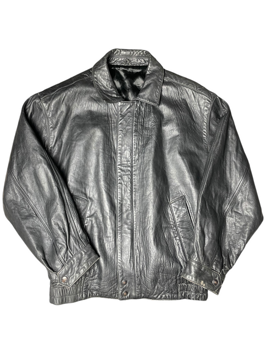 1989 Burberry's Leather Jacket Men's Size M