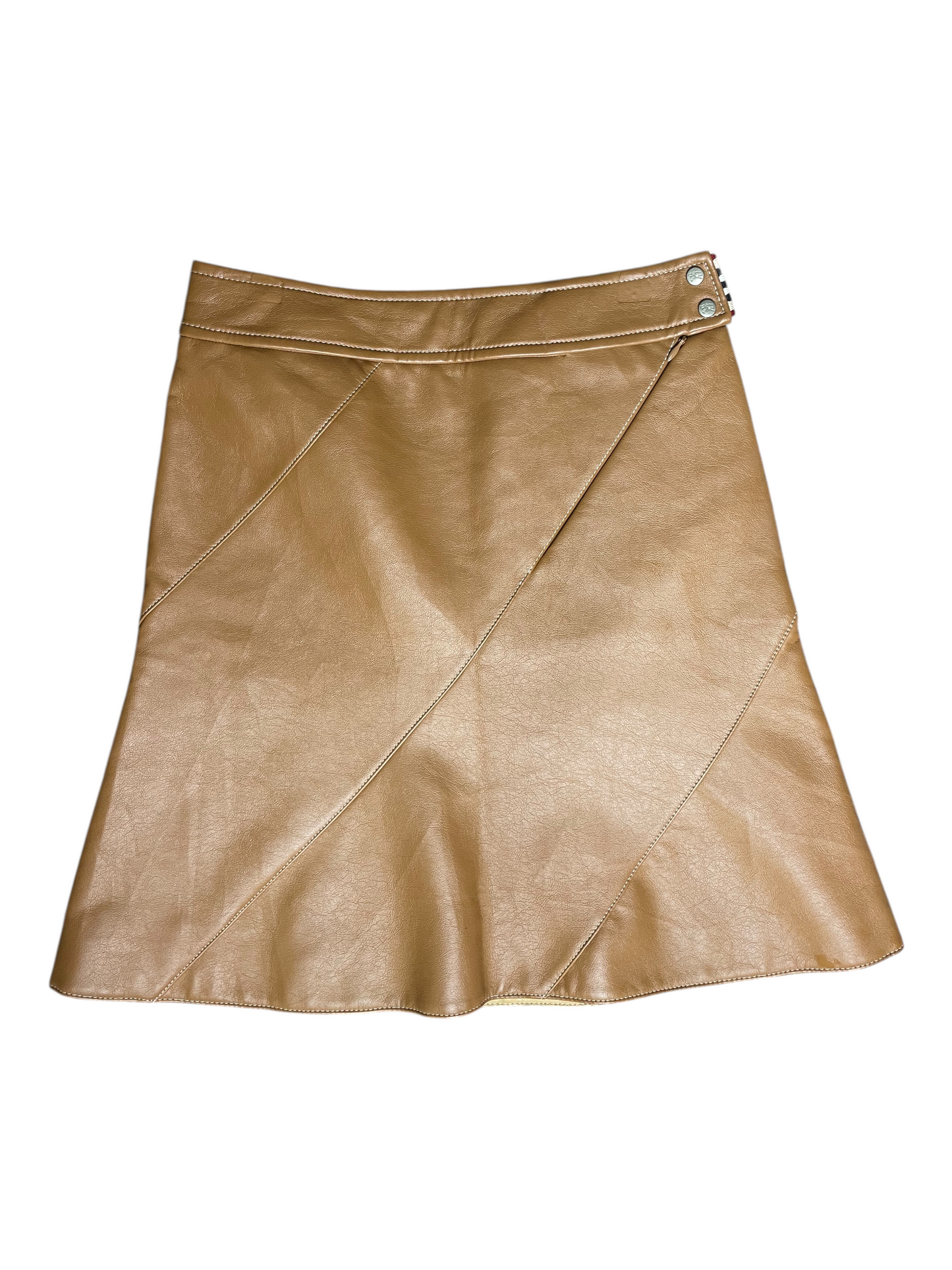 Burberry Blue Label Leather Skirt 26" Waist