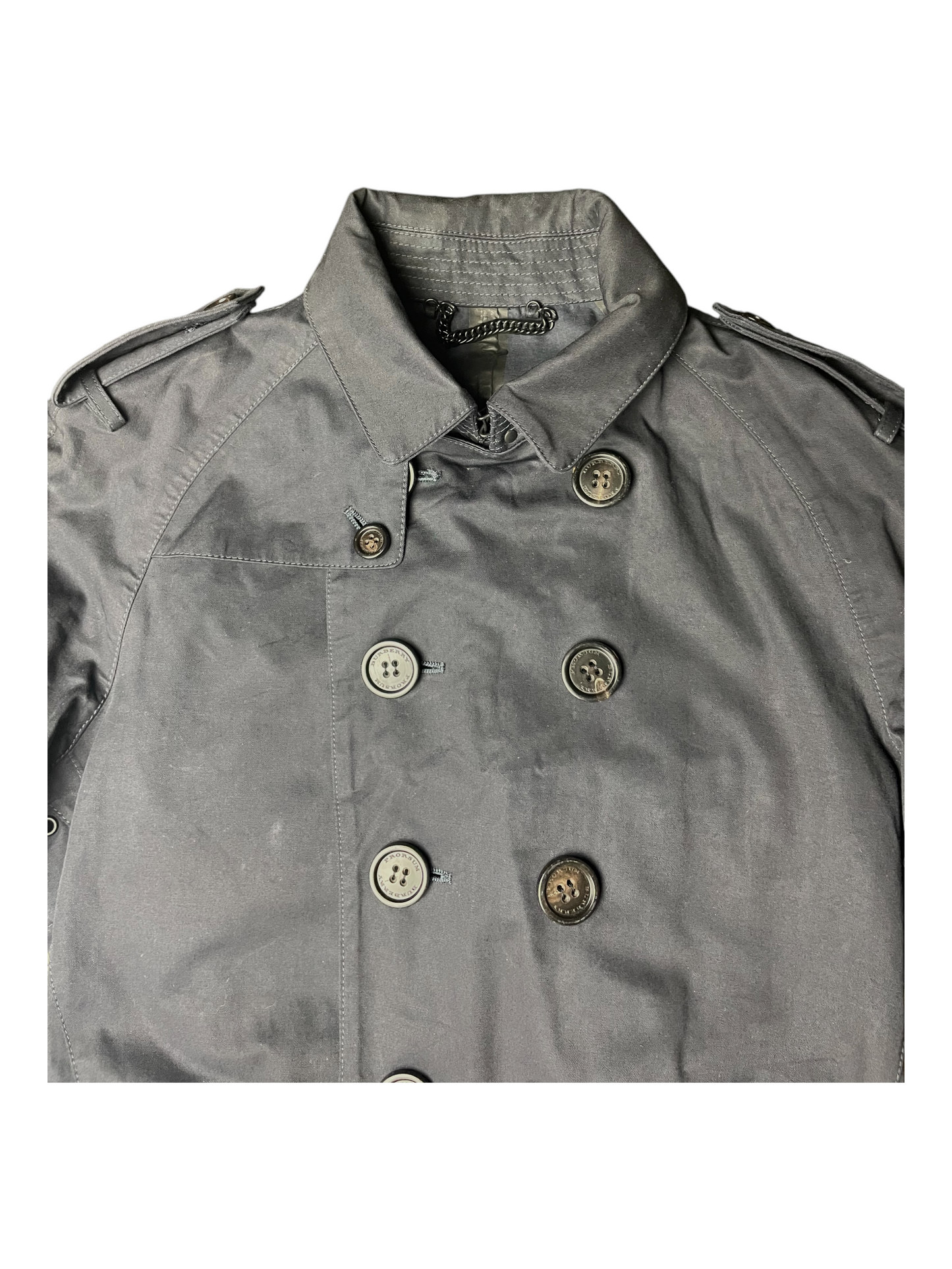 Burberry Belted & Breasted Trench Coat Women's Size UK 6