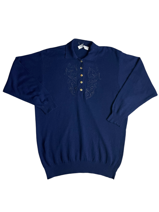 Burberry's V-Neck Knit Jumper Women's Size UK 10