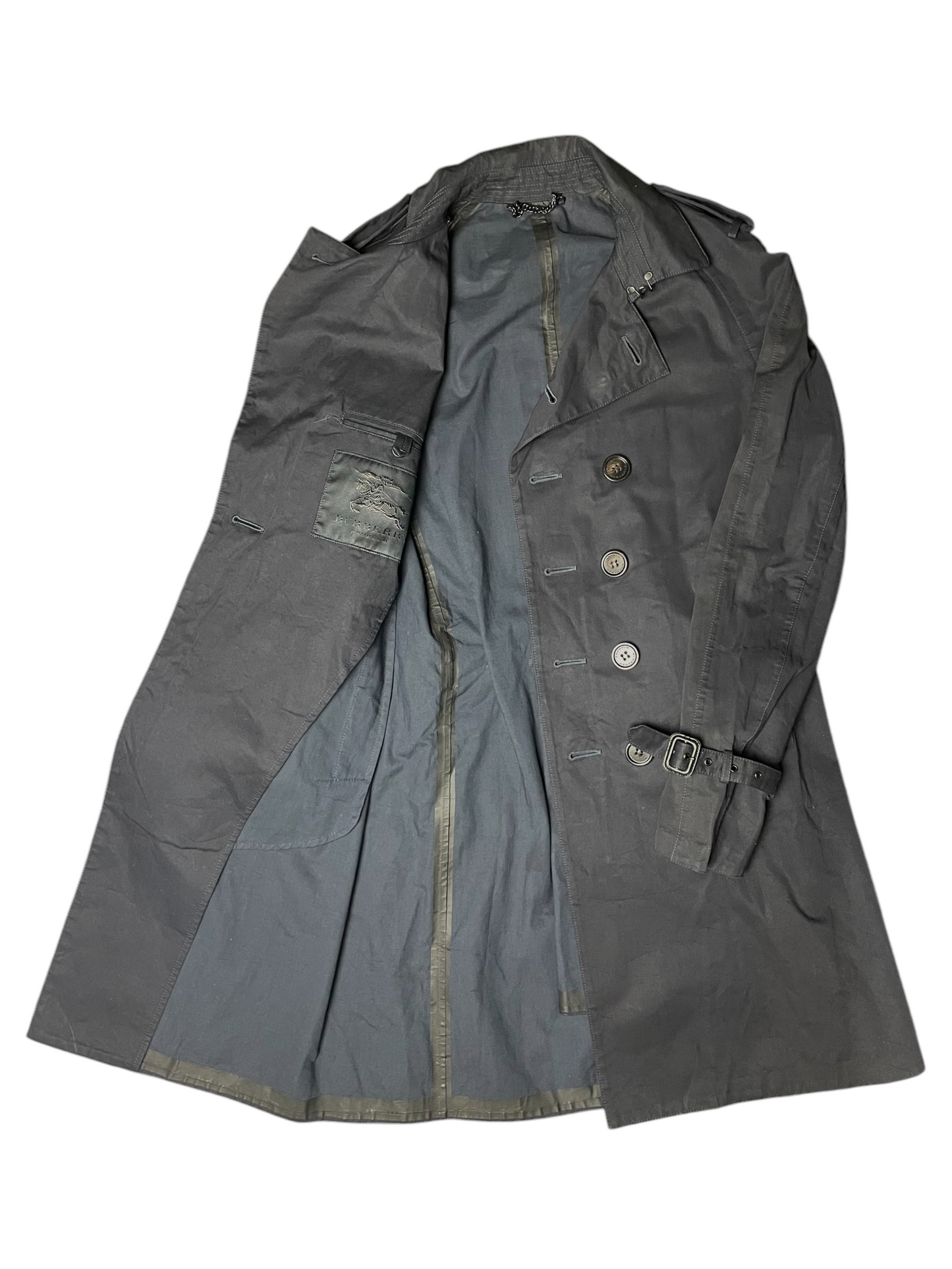 Burberry Belted & Breasted Trench Coat Women's Size UK 6
