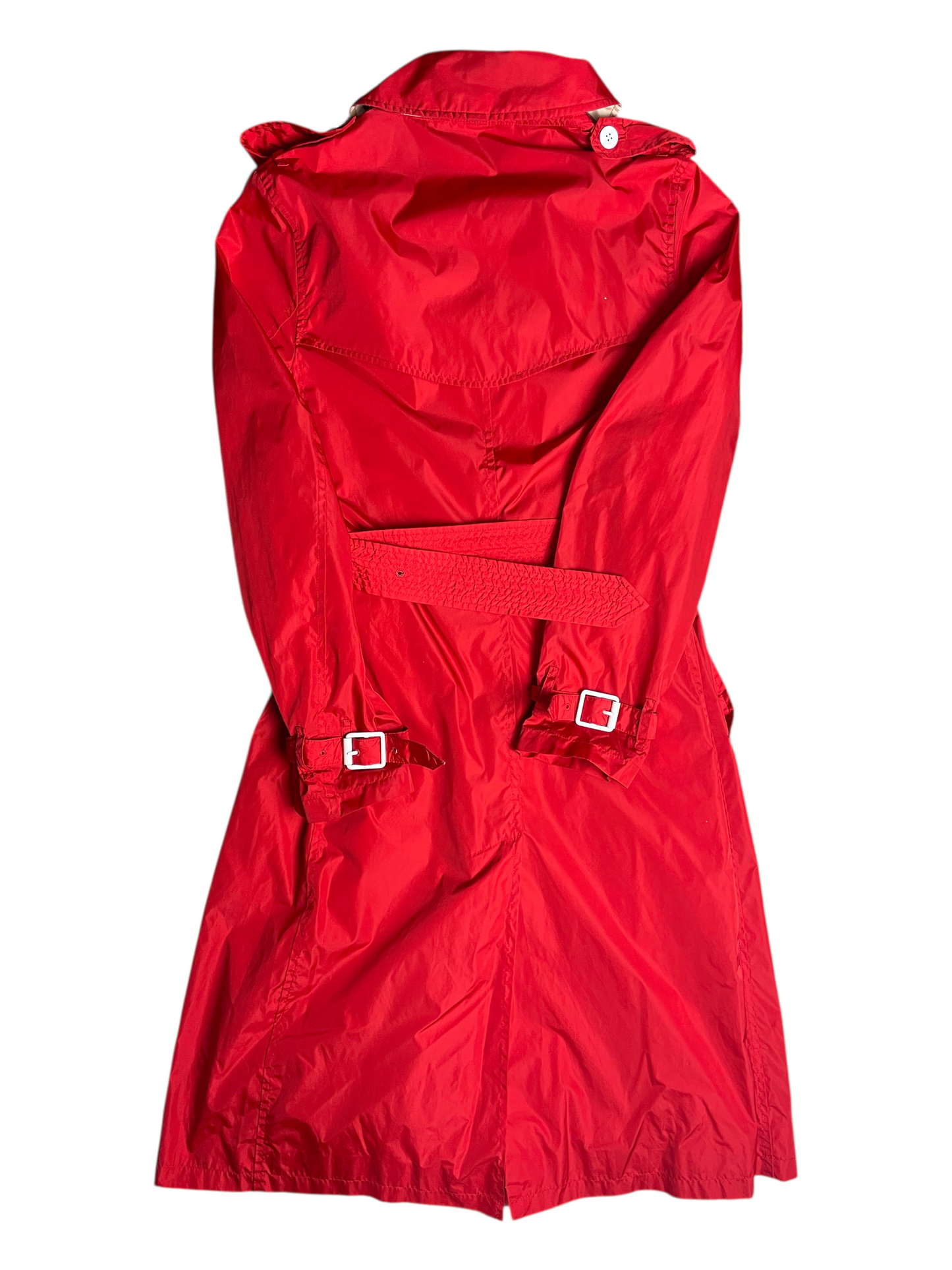 Burberry London Belted & Breasted Trench Coat Women's Size UK 8