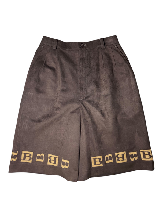 Burberry Golf Suede Shorts 22" Waist