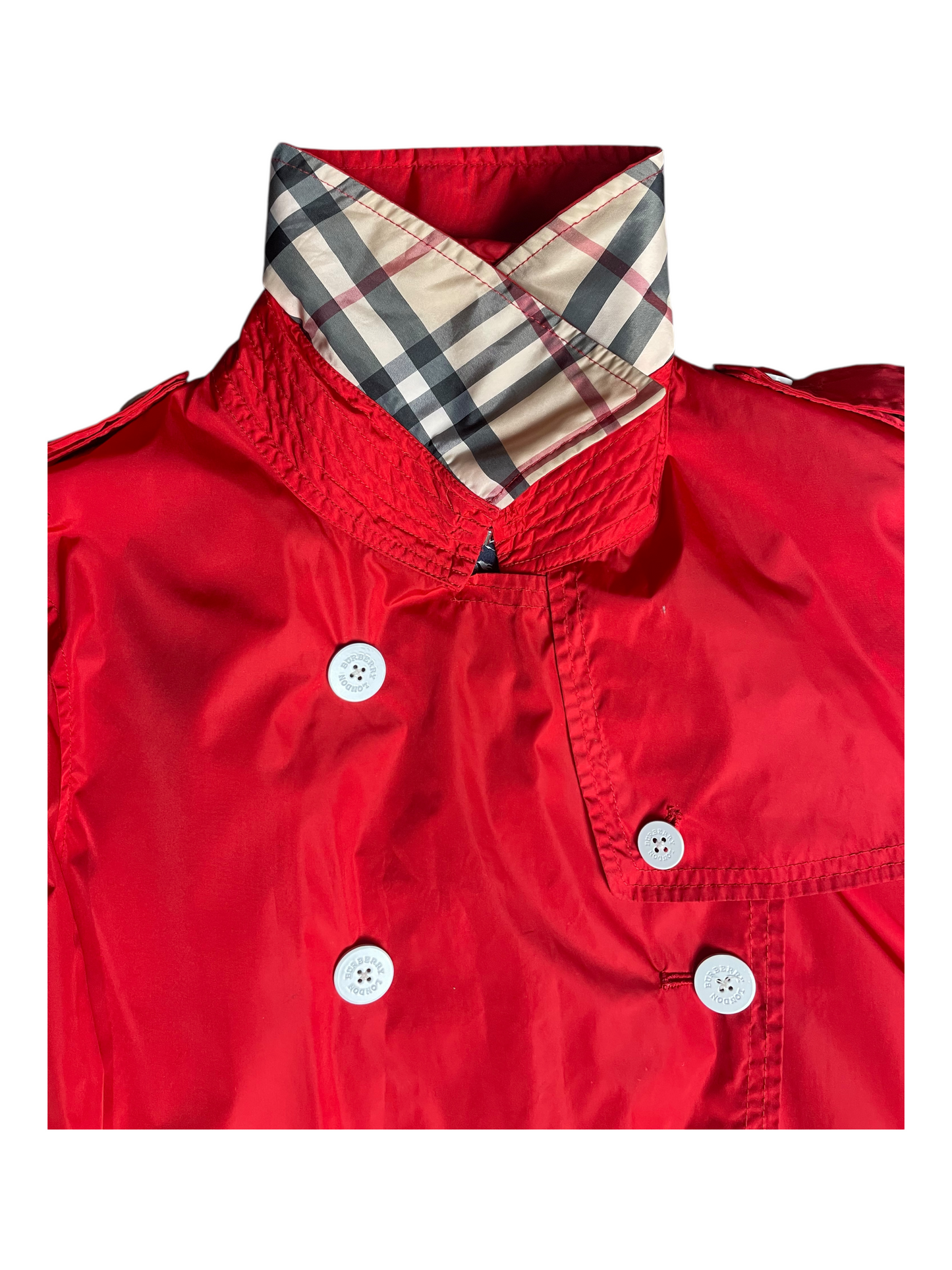 Burberry London Belted & Breasted Trench Coat Women's Size UK 8