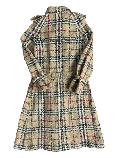 Burberry London Belted & Breasted Trench Coat Women's Size UK 12