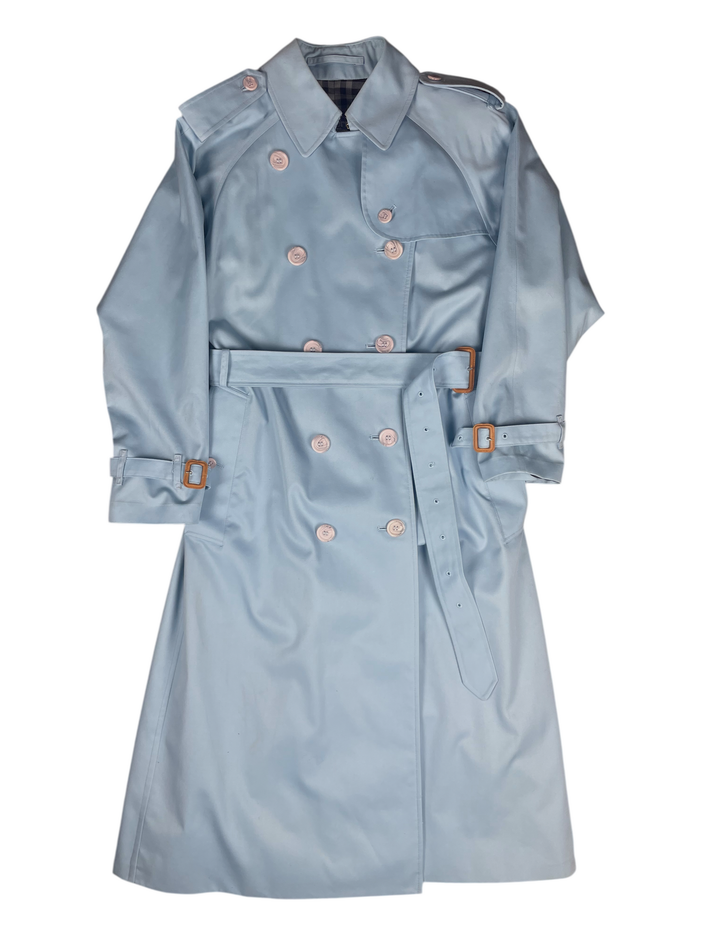 Burberry's Belted & Breasted Trench Coat Women's Size UK 10