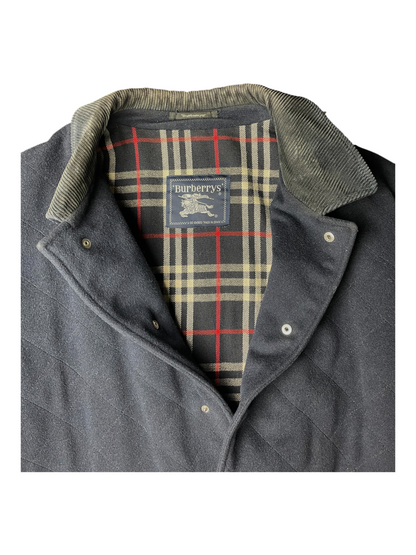 Burberry's Quilted OverCoat Men's Size XL