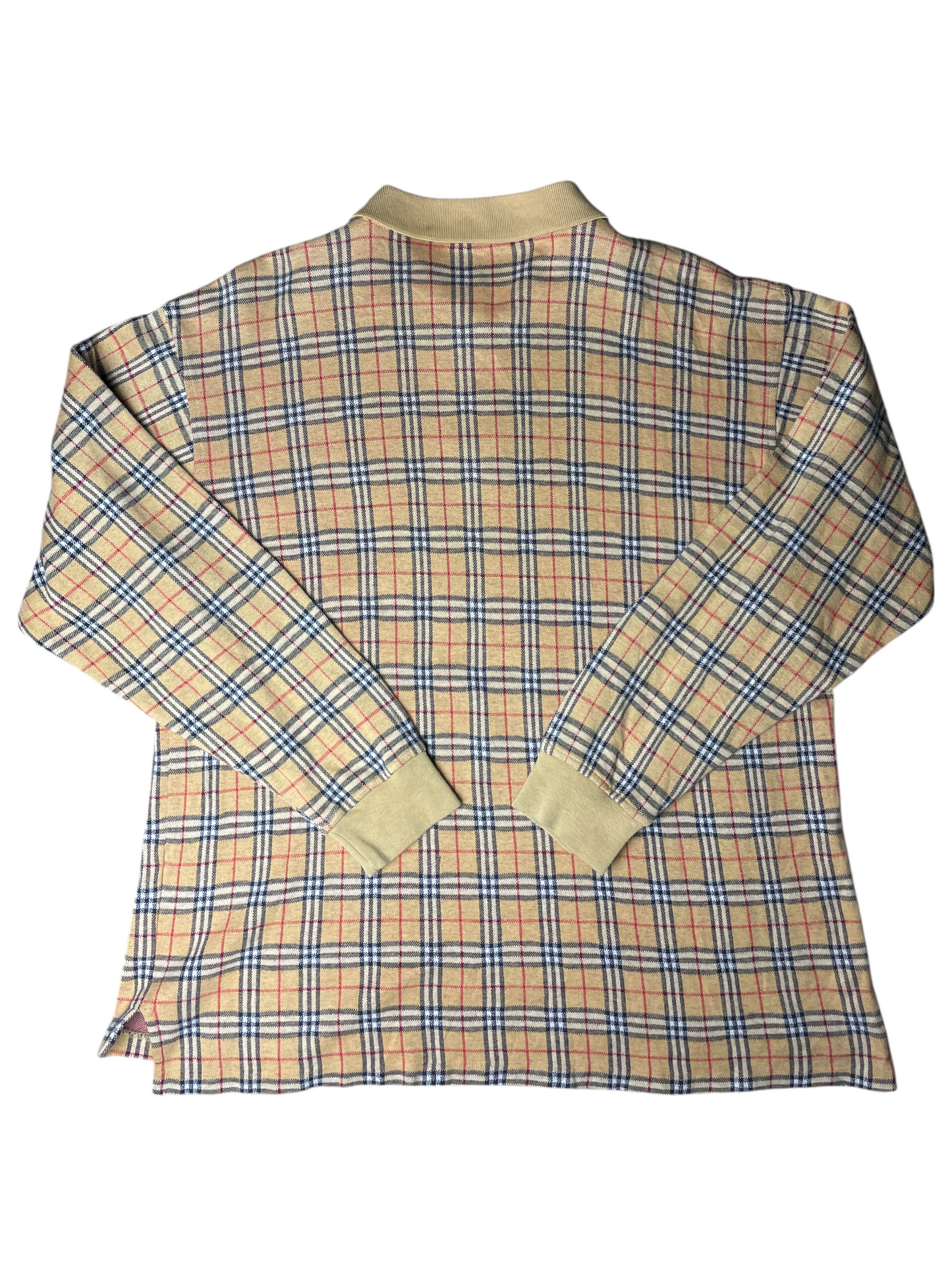 Burberry's Long Sleeve Polo Men's Size L