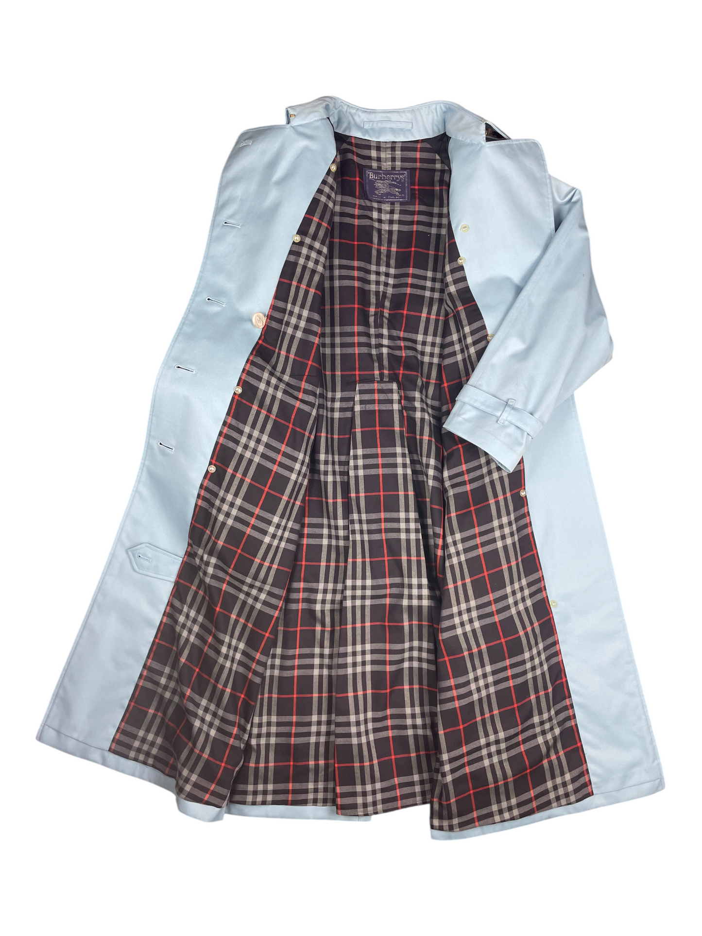 Burberry's Belted & Breasted Trench Coat Women's Size UK 10