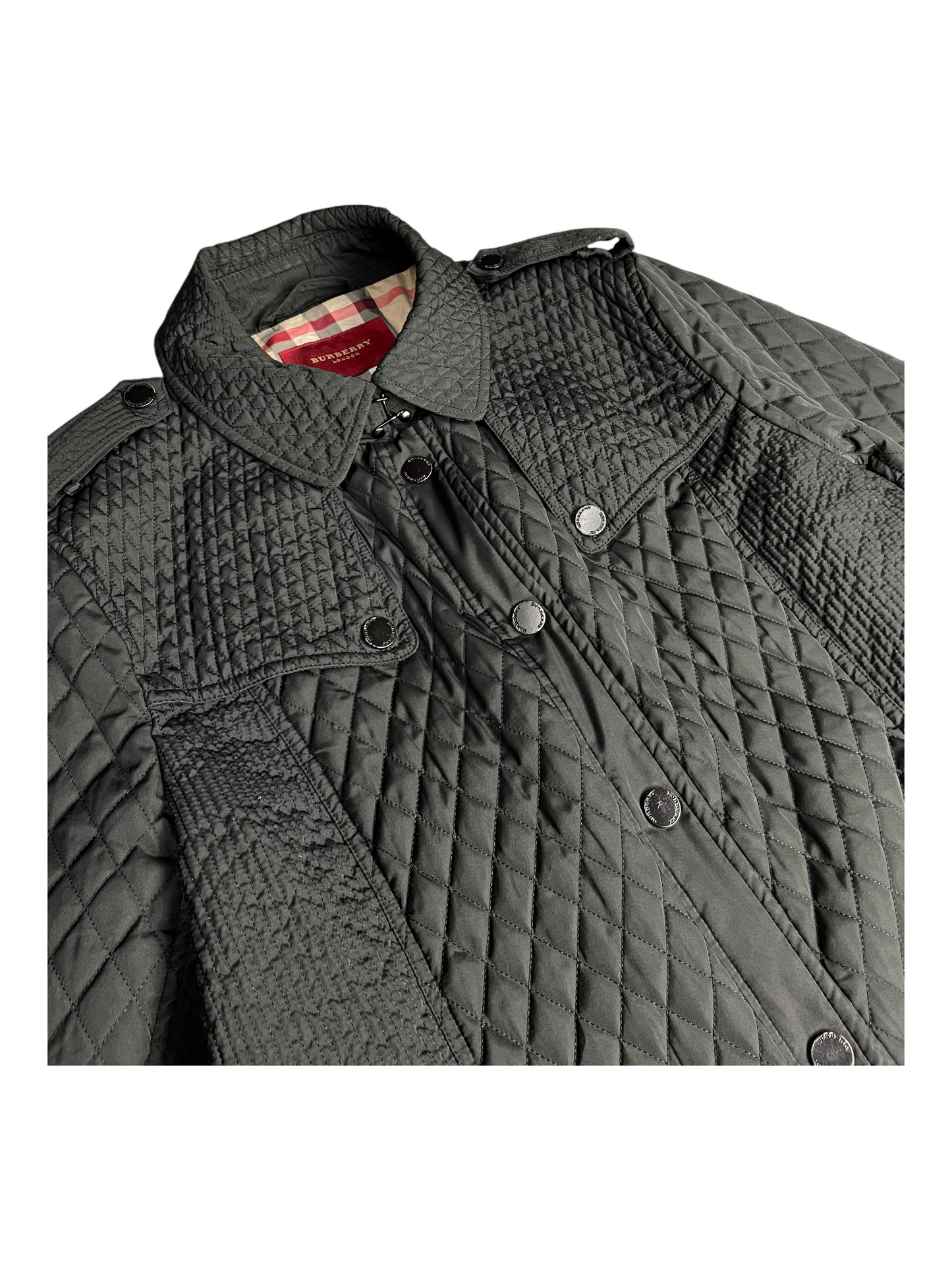 Burberry London Quilted Jacket Women's Size UK 10
