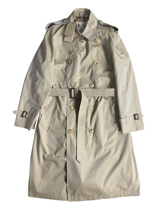 Burberry London Belted & Breasted Trench Coat Men's Size S